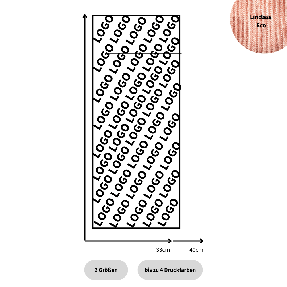 Pocket-Napkin Airlaid Eco 1/8 Buchfalz, weiß